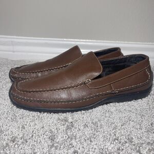 Aston Grey 60661 Brown Leather  Loafers Men’s Size 10